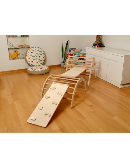 Juego de Escalada Montessori Kidodido con Triángulo y Rampas