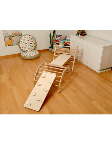Juego de Escalada Montessori Kidodido con Triángulo y Rampas