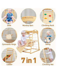 Parque Infantil Interior 7 en 1 FUNLIO para Niños 2-5 Años 2