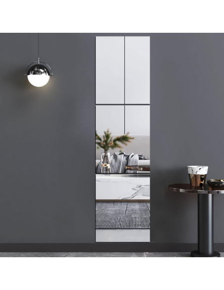 4 Piezas de Espejo Acrílico Autoadhesivo QEEYON 20x30cm