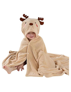 Toalla de Baño con Capucha SEVDO 70x140 cm para Niños