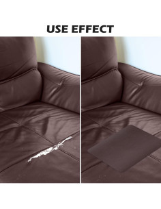 Kit de Reparación de Cuero Zinkooat 9.9x200.7 cm Marrón Oscuro 2