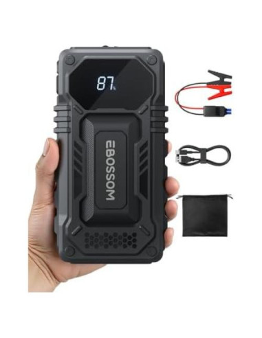 Arrancador de Batería de Coche EBOSSOM JS6 12000mAh 1500A