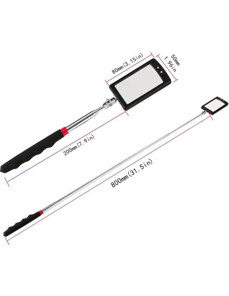 Espejo de Inspección Telescópico LED Betterstar 86 cm