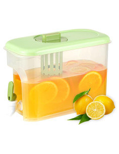 Dispensador de Bebidas RAMFIYN 3.78L Verde con Grifo