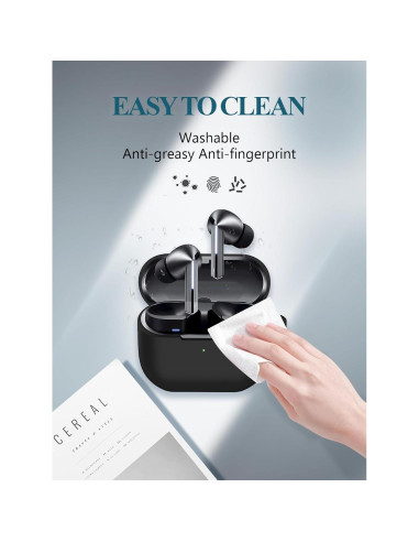 Funda de Silicona para Samsung Galaxy Buds 3/3 Pro - Negro