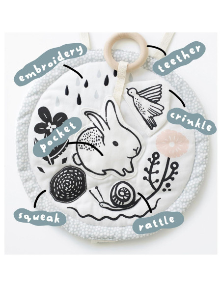 Alfombra de Actividad Orgánica Wee Gallery Meadow para Bebés