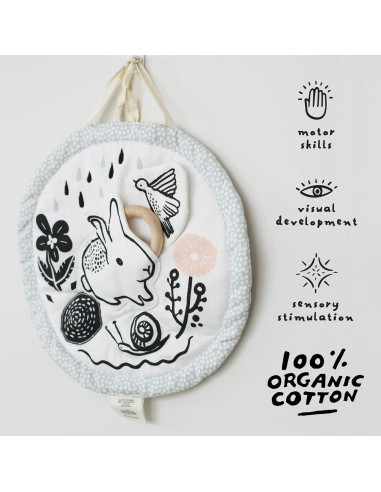 Alfombra de Actividad Orgánica Wee Gallery Meadow para Bebés