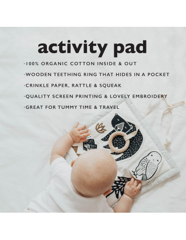 Alfombra de Actividad Orgánica Wee Gallery Meadow para Bebés