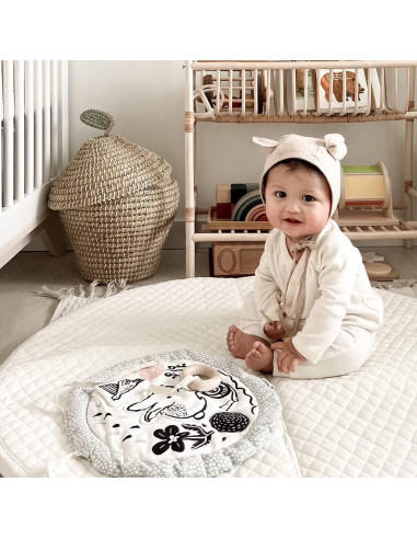 Alfombra de Actividad Orgánica Wee Gallery Meadow para Bebés