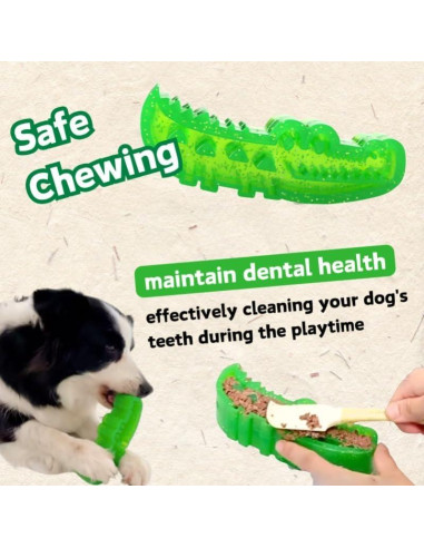 Juguete para Perros Cocodrilo YoPoll - Alimentación Lenta 12.7cm