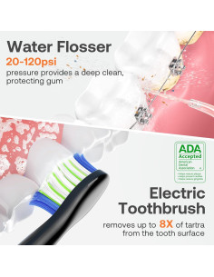 Combo Irrigador Bucal y Cepillo Eléctrico Bitvae C2 2