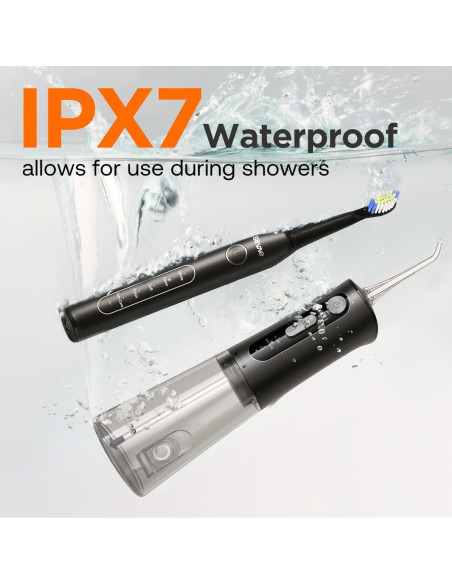 Combo Irrigador Bucal y Cepillo Eléctrico Bitvae C2