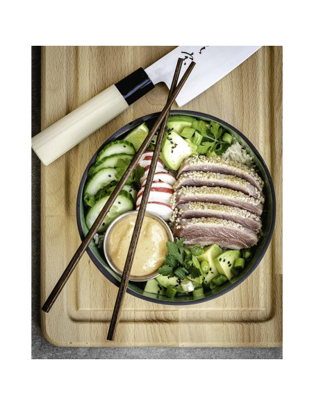 Set de cuchillos asiáticos Mercer Culinary 2 piezas acero inoxidable