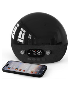 Reloj Despertador Dekala RestOnn con Altavoz Bluetooth y Luz Nocturna