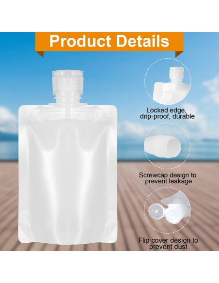 18 Bolsas de Compresión Reutilizables HQLESHUI 30ml 50ml 100ml