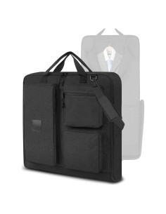 Bolsa de traje de viaje OPOALO 45" Negro para cabina