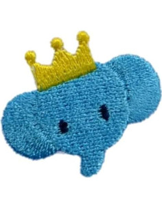 Bata de Bebé Personalizada Chica Divertida Algodón Elefante 2