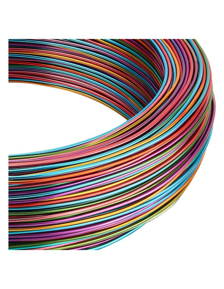 Alambre de Joyería BENECREAT 18 Calibres 93.6 m Multicolor