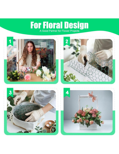 Malla de Gallinero HANWRAPS 39.9x229.9 cm Verde Galvanizada