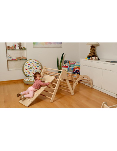 Juego de Escalada de Madera Kidodido - Triángulo y Arco Montessori
