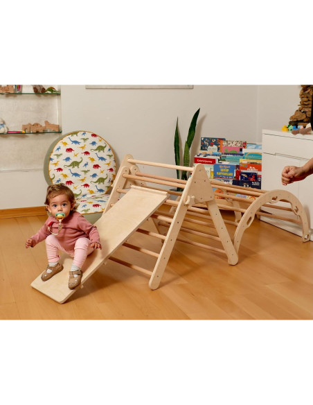 Juego de Escalada de Madera Kidodido - Triángulo y Arco Montessori