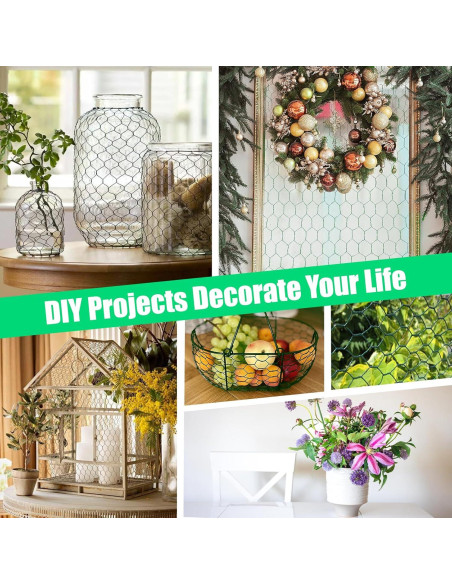 Malla de Gallinero HANWRAPS 39.9x229.9 cm Verde Galvanizada