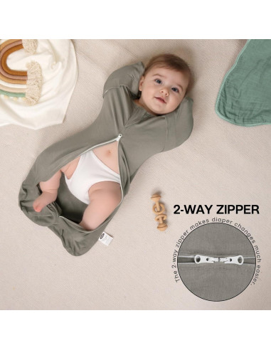 Saco de Sueño Mexxi para Bebé 0-3 Meses, 0.5 TOG, 2 Piezas