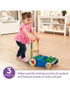 Caminador de Madera Melissa & Doug Caimanes 3 en 1 38x29cm 2
