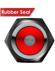 Tapas de Válvula de Neumático SAMIKIVA - Paquete de 12, Aluminio Gris Gun 2