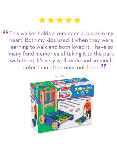 Caminador de Madera Melissa & Doug Caimanes 3 en 1 38x29cm