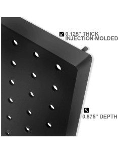 Kit Organizador de Pared Azar Displays 24 Piezas Negro 2