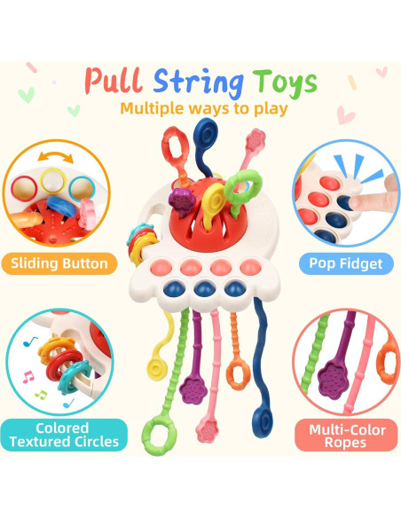 Juguetes Montessori 6 en 1 MTTIERY para Bebés 0-3 Años