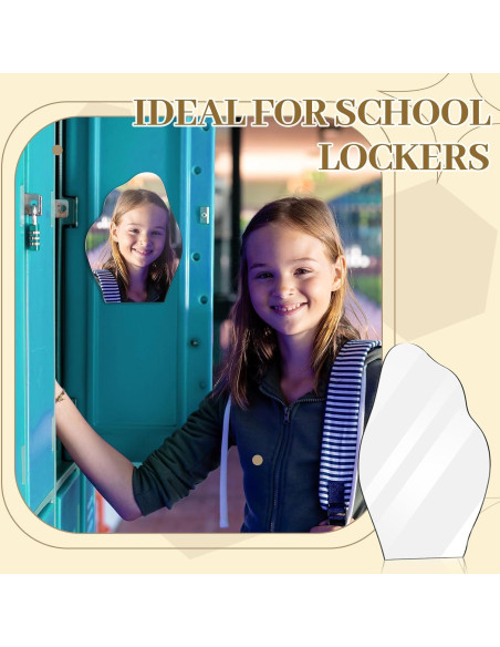 Espejo Magnético Yalikop 17.8x12.7cm Irregular para Taquilla