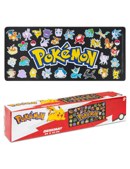 Alfombrilla de Juego Pokemon Antideslizante 80x35 cm