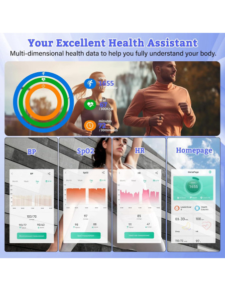 Anillo Inteligente BANGALORE VR11 para Hombres y Mujeres - Monitoreo de Salud y Actividad