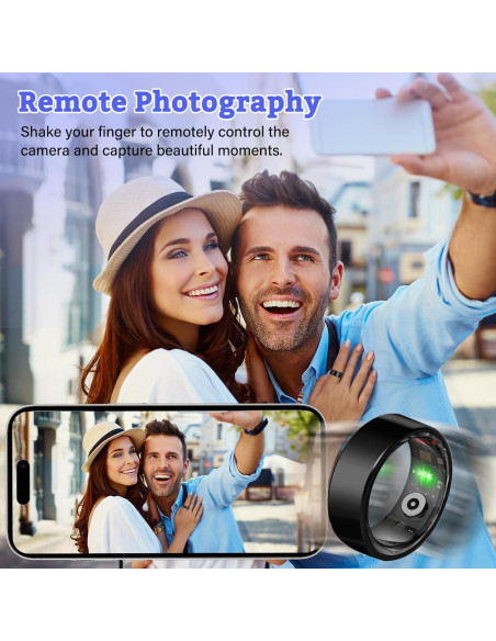 Anillo Inteligente BANGALORE VR11 para Hombres y Mujeres - Monitoreo de Salud y Actividad