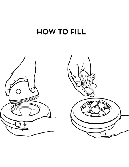 KONG Gyro - Juguete Interactivo para Perros Pequeños 12.7cm