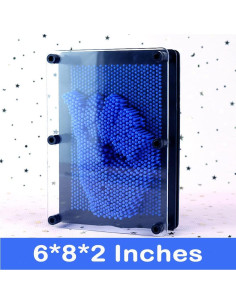 Juguete Sensorial Pin Art 3D Sharkwill Azul 15x20 cm 2