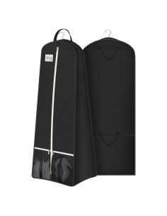 Bolsa de Vestido de Novia KIMBORA 72" con Bolsillos Negros