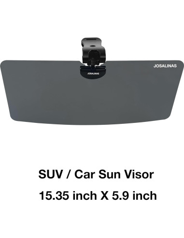 Viseras Solares Automotrices JOSALINAS 40.4x15 cm Antirreflejo