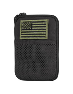 Bolsa de bolsillo Condor negra con parche EE. UU.