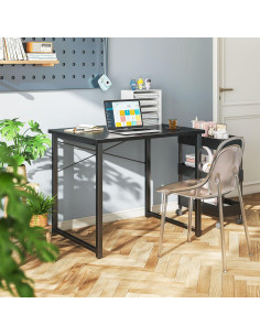 Escritorio Coleshome 81.28 cm Negro Moderno para Oficina 2