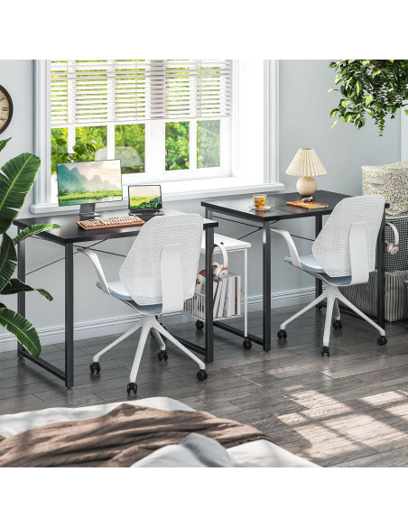 Escritorio Coleshome 81.28 cm Negro Moderno para Oficina