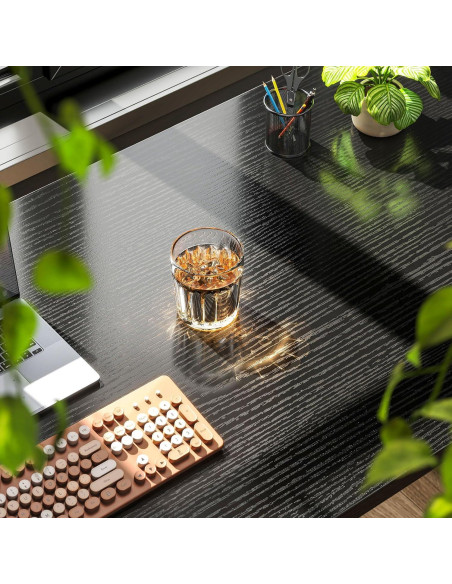 Escritorio Coleshome 81.28 cm Negro Moderno para Oficina