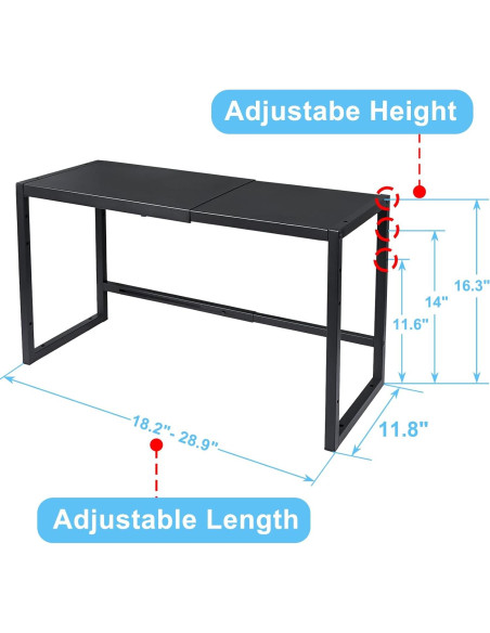 Estantería de Metal Ajustable X-cosrack 50 kg 1 Nivel