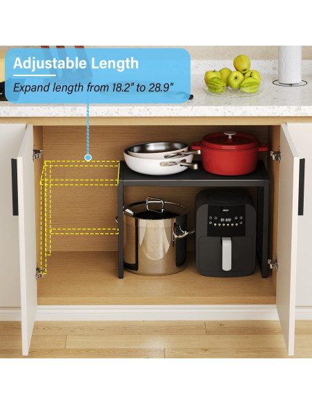 Estantería de Metal Ajustable X-cosrack 50 kg 1 Nivel