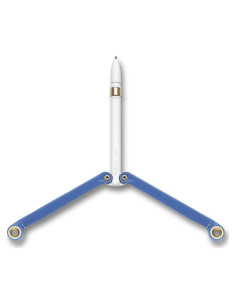 Bolígrafo BaliYo Spyderco Azul y Blanco - Juguete de Habilidad