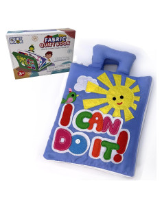 Libro Ocupado Montessori Azul - Juguete Educativo para Niños