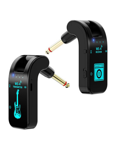 Sistema Inalámbrico de Guitarra 2.4GHz MUS250102 Negro